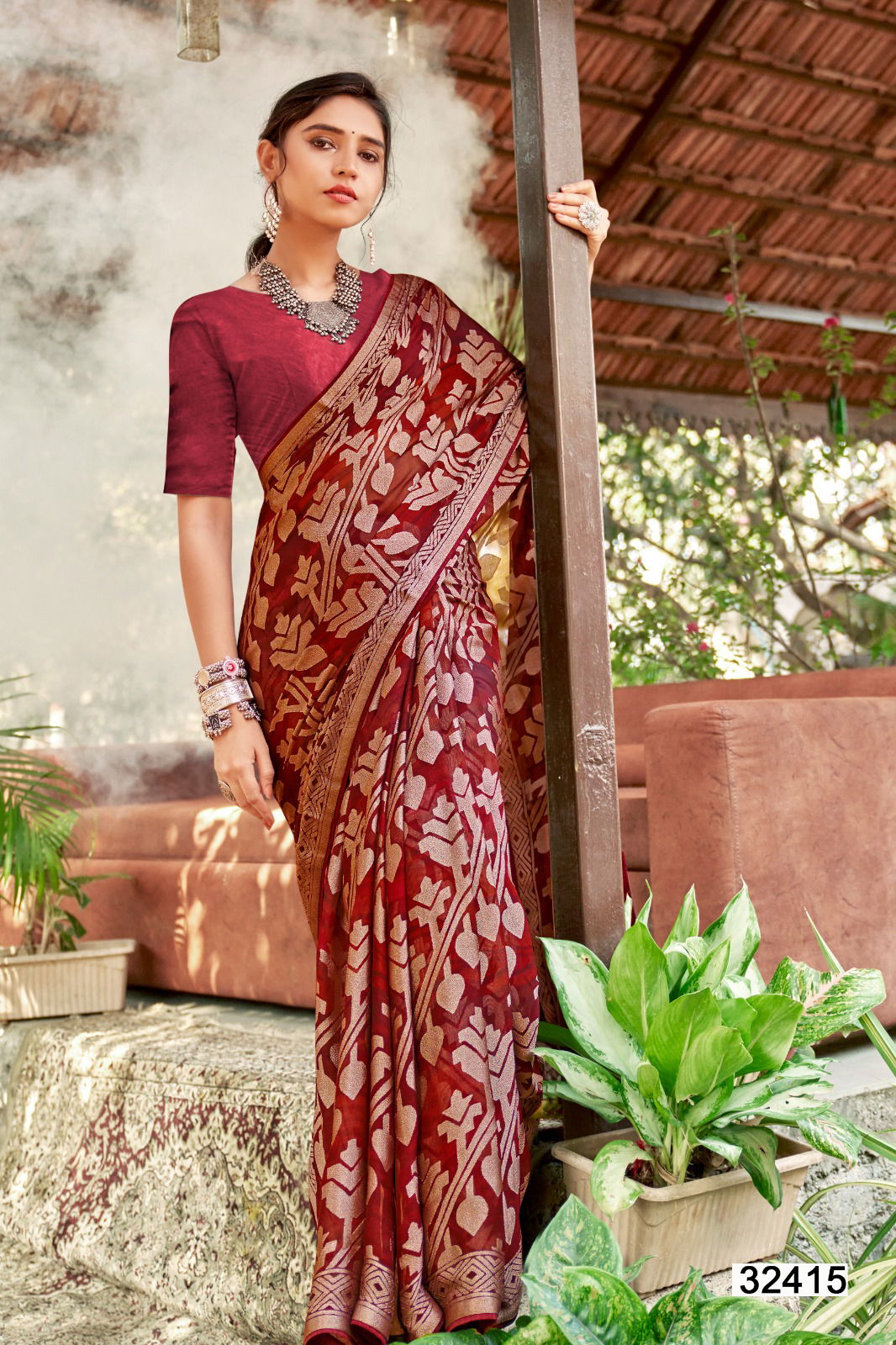 Vasuki By Vallabhi Brasso Printed Daily Wear Saree Wholesale Price In Surat